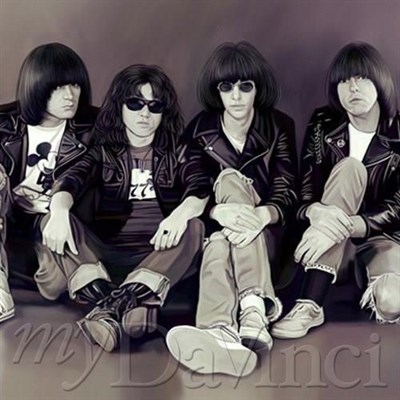 The Ramones Pop Art Print - myDaVinci